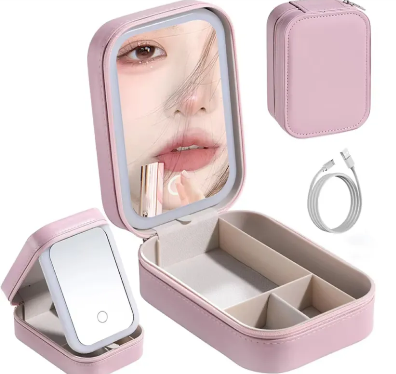 Glam Vanity LED Makeup Travel Case