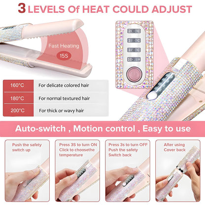 Cordless Diamond Hair Straightener