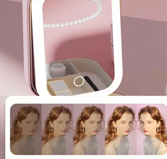 Glam Vanity LED Makeup Travel Case