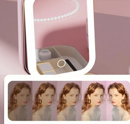 Glam Vanity LED Makeup Travel Case