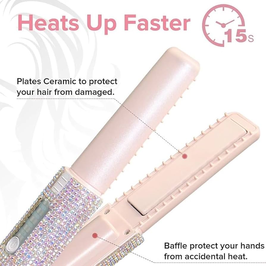 Cordless Diamond Hair Straightener