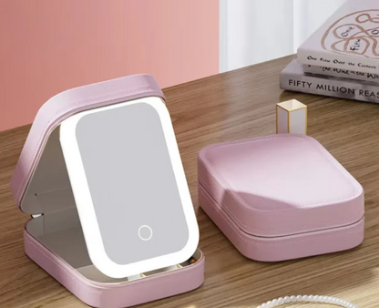 Glam Vanity LED Makeup Travel Case